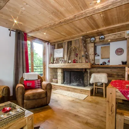 Superbe 3 Etoiles A Chamonix, 2 Chambres, Balcon, Cheminee Deco, Parking Et Wi-fi - Fr-1-343-197 Apartment Chamonix
